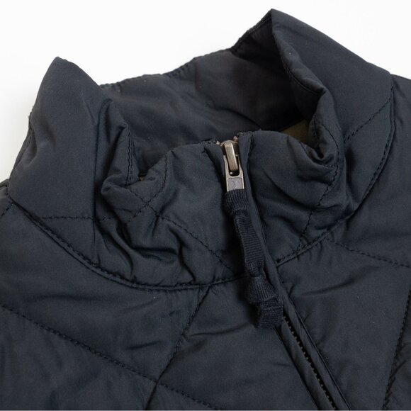 J. Crew Walker Vest Black Quilted Full Zip Lightweight Preppy Medium - Picture 6 of 16